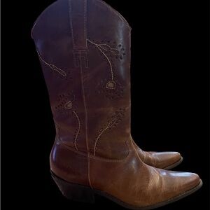 Matisse Brown Leather Western Boots